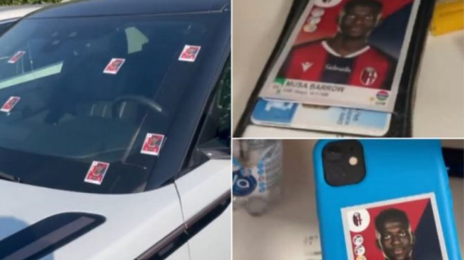 Επική φάρσα Μπαλοτέλι: Κόλλησε χαρτάκια στο αυτοκίνητο του συμπαίκτη του (pic & vid)