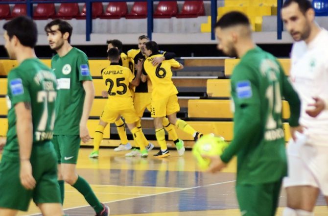Futsal: Highlights απ’ το ΑΕΚ – Παναθηναϊκός