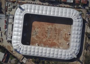 Ξεκίνησαν οι εργασίες εντός αγωνιστικού χώρου της Αγιά Σοφιάς – OPAP Arena