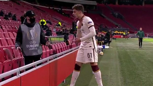 Άγιαξ – Ρόμα: Ball boy χτύπησε με δύναμη την μπάλα στον Ρικάρντο Καλαφιόρι