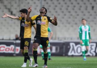 Οι πανηγυρισμοί στον «κιτρινόμαυρο» πάγκο μετά το γκολ του Γκαρσία (vid)