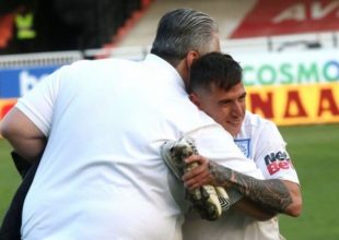 ΟΦΗ: Οι έξαλλοι πανηγυρισμοί του Μιχάλη Μπούση στη νίκη επί του ΠΑΣ (vid)