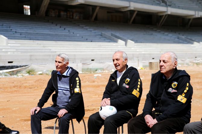 Φωτογραφίες απ’ την συνάντηση των τριών θρύλων στην Αγιά Σοφιά – OPAP Arena