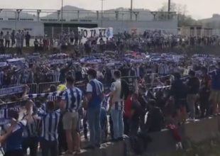 Ρεάλ Σοσιεδάδ: Χιλιάδες οπαδοί ξεπροβόδισαν την αποστολή ενόψει τελικού! (vid)