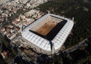 Εναέρια πλάνα πάνω απ’ την Αγιά Σοφιά – OPAP Arena (VIDEO)