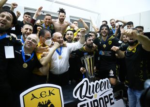 Οι πανηγυρισμοί των Κυπελλούχων Ευρώπης! (VIDEO)