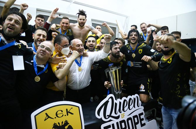 Οι πανηγυρισμοί των Κυπελλούχων Ευρώπης! (VIDEO)