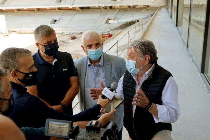 Βούρος: «Η Αγιά Σοφιά – OPAP Arena γίνεται πραγματικότητα σε 9-10 μήνες»