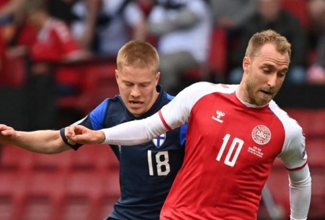 Η πρώτη φωτογραφία του Έρικσεν στο νοσοκομείο