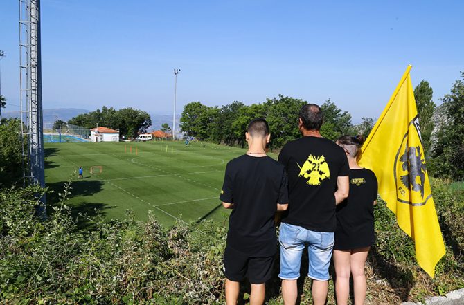 Με… κόσμο η προπόνηση της ΑΕΚ (PICS)