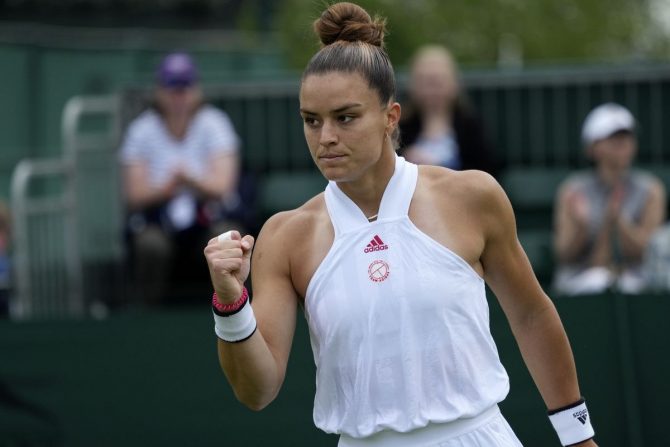Σάκκαρη – Ρους 2-0: Τυφώνας η Μαρία σε 49 λεπτά πέρασε στο δεύτερο γύρο του Wimbledon