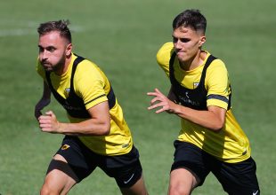 Πλάνα από την σημερινή προπόνηση (vid)