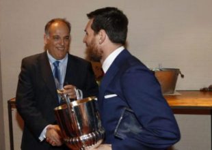 Αρνείται ο πρόεδρος της ισπανικής Λίγκας να βοηθήσει τη Μπαρτσελόνα στο θέμα Μέσι