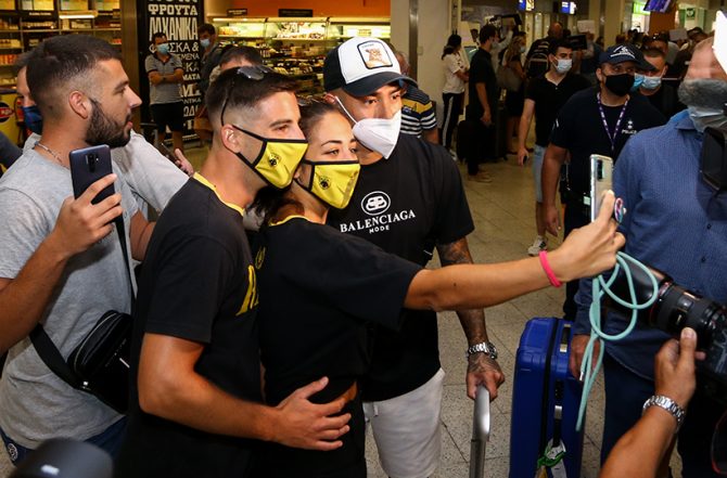 Photostory απ’ την άφιξη του Αραούχο