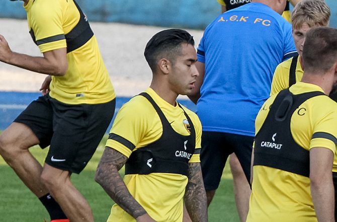 Photostory απ’ την προπόνηση της ΑΕΚ στο Σαράγεβο
