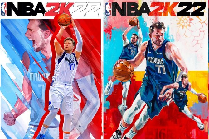 Ο Λούκα Ντόντσιτς στο εξώφυλλο του NBA 2K22