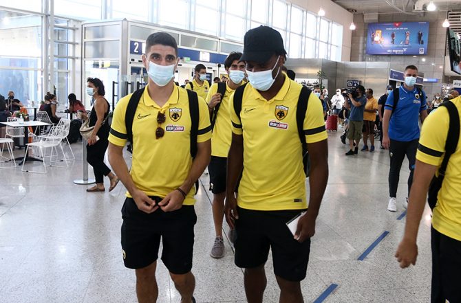 Photostory απ’ την αναχώρηση της ΑΕΚ