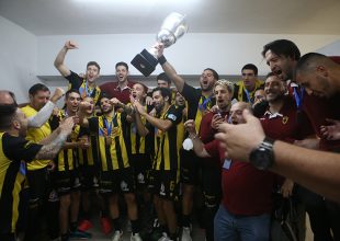 Η απονομή της Πρωταθλήτριας Χάντμπολ, ΑΕΚ! (VIDEO)