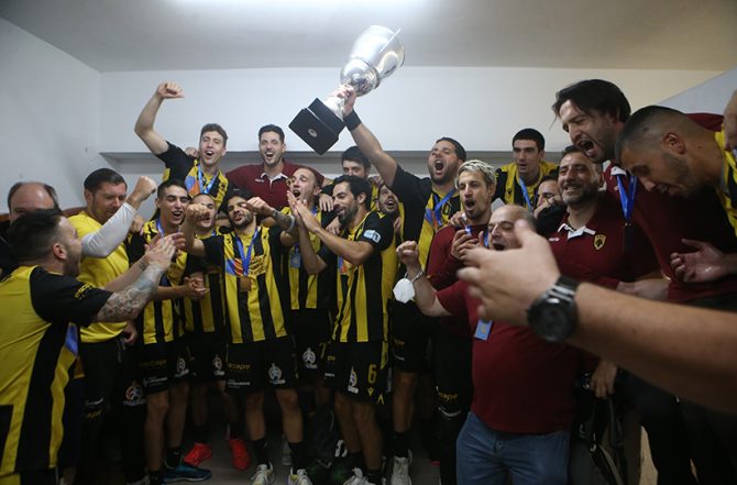 Η απονομή της Πρωταθλήτριας Χάντμπολ, ΑΕΚ! (VIDEO)