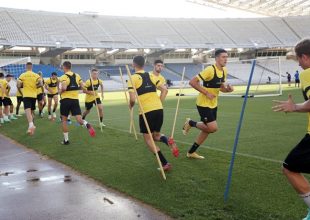 Με τα γνωστά προβλήματα η προπόνηση στο ΟΑΚΑ