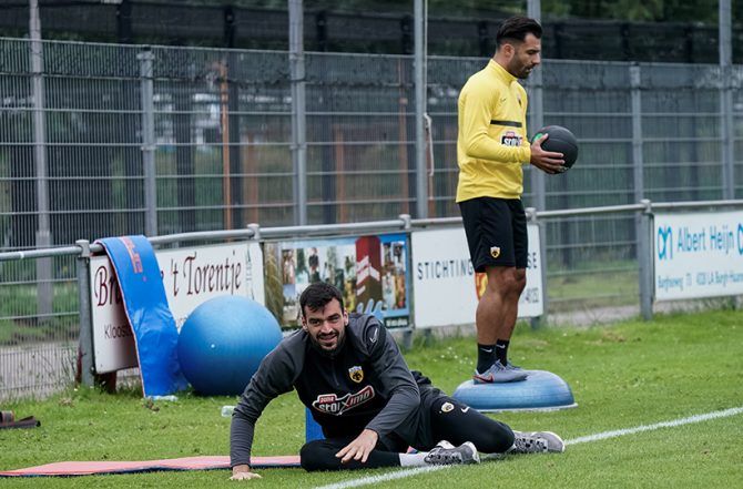 Photostory απ’ την πρωινή προπόνηση της ΑΕΚ