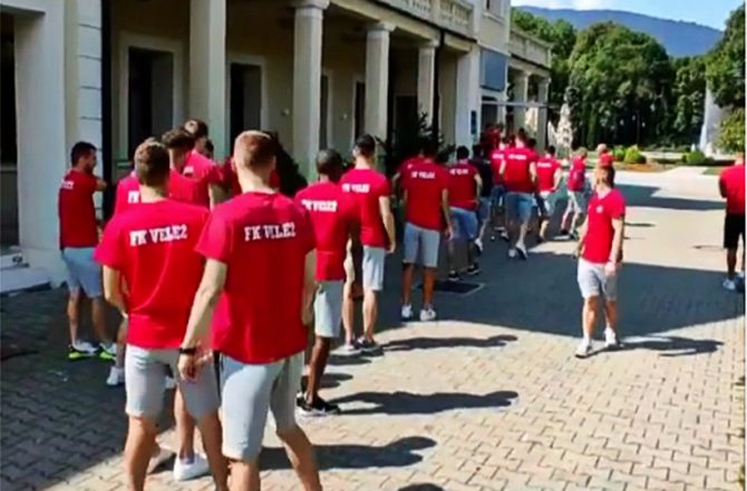 Η Βέλεζ ξεκίνησε το ζέσταμα από το… πρωί (VIDEO)