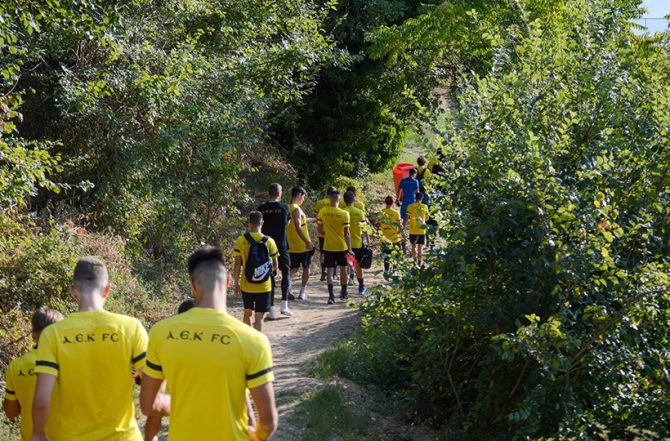 ΑΕΚ Β’: Πρωινή δουλειά στο γυμναστήριο (ΦΩΤΟ)