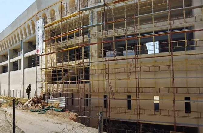 Οι σημερινές εργασίες στην Αγιά Σοφιά – OPAP Arena (VIDEO)