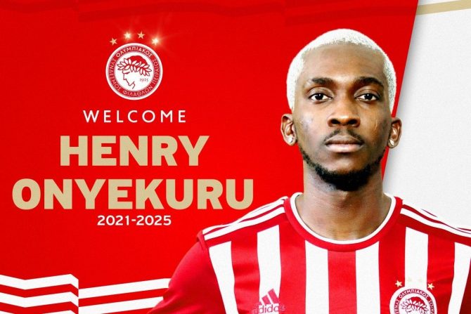 Ολυμπιακός: Ο Ονιεκουρού υπέγραψε και ανακοινώθηκε