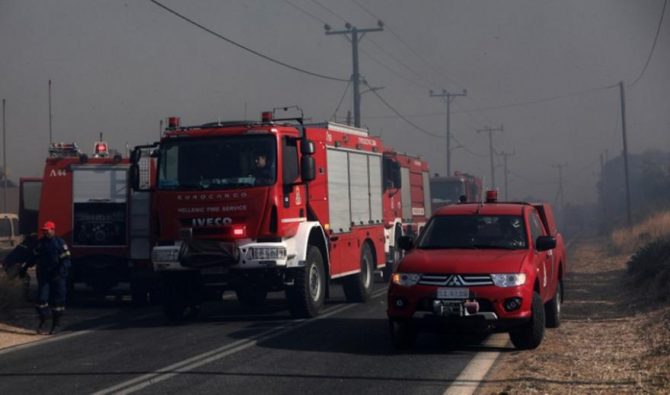 Κως: Πυρκαγιά στην περιοχή «Μαρμαρωτό»