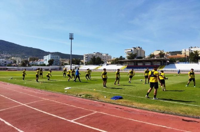 ΑΕΚ Β’: Στην Μυτιλήνη για το φιλικό με τον Αιολικό (ΦΩΤΟ)