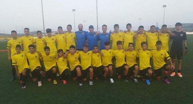 Φιλική νίκη Φιλική νίκη της ΑΕΚ Κ15 επί του Αστέρα Τρίπολης. 