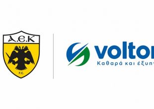 Χορηγική συνεργασία ΑΕΚ – Volton