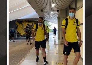 Στο ΟΑΚΑ η αποστολή της ΑΕΚ (VIDEO)