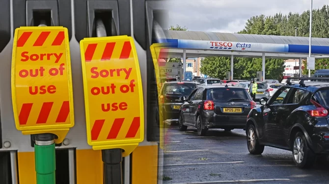 Χάος στη Βρετανία: Ουρές και πανικός στα πρατήρια για λίγη βενζίνη – Σε επιφυλακή ο στρατός