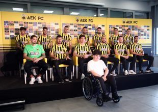 Αφιερωμένη η εκδήλωση της ΑΕΚ στον μικρό Ερμή (ΦΩΤΟ)