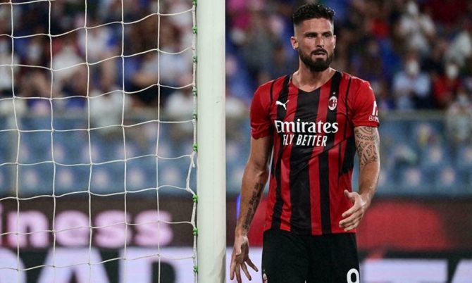 Αρνητικός στον κορωνοϊό ο Ζιρού, παίζει κόντρα στη Λάτσιο