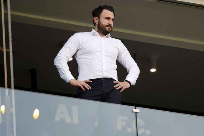 Ο Καρυπίδης στο «Σεραφείδειο» για το ΑΕΚ Β’ – Καλαμάτα (ΦΩΤΟ)