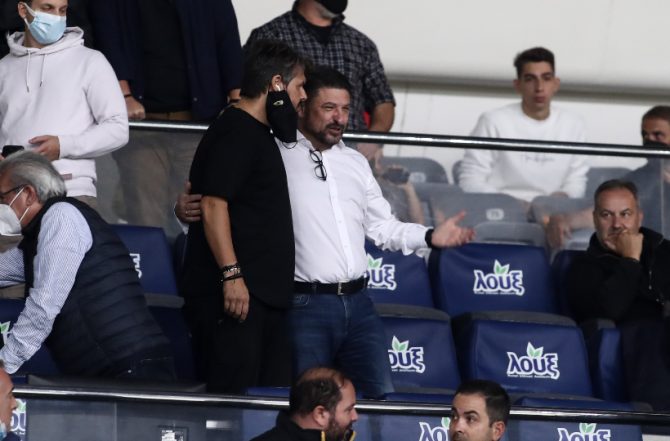 Είδαν την νίκη της Ένωσης στο ΟΑΚΑ Χαρδαλιάς και Κιάμος