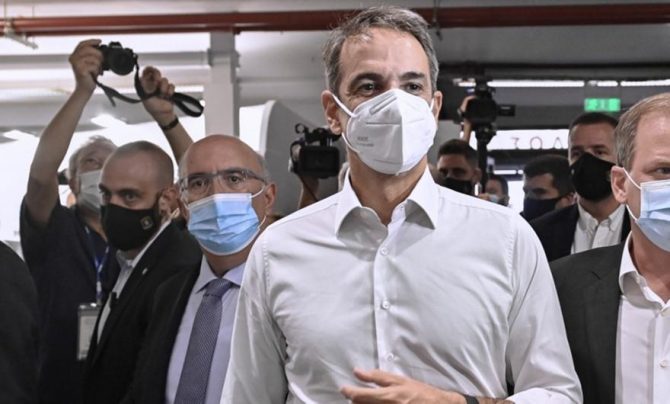 Ο Καρυπίδης περίμενε μάταια τον Μητσοτάκη στο περίπτερο του Αρη