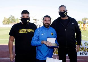 Στιγμές από την φιλική νίκη της ΑΕΚ Β’ επί του Αιολικού (pics)