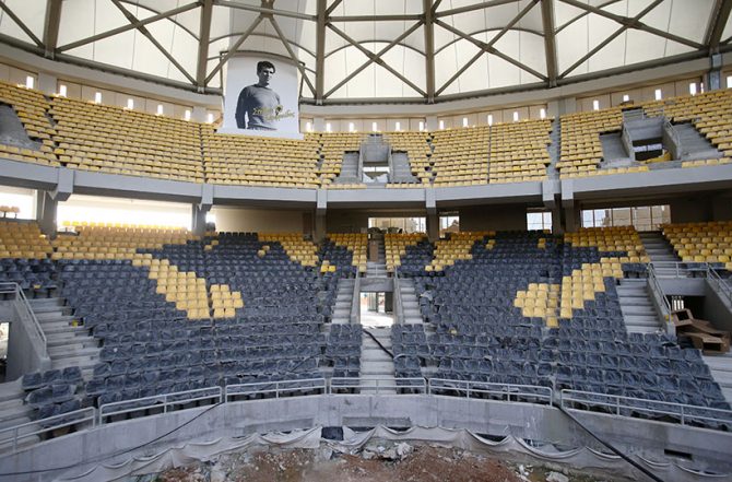 Εναέρια πλάνα πάνω απ’ την Αγιά Σοφιά – OPAP Arena (VIDEO)