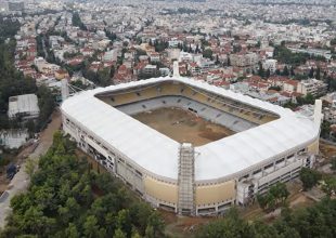 Ένα drone πάνω απ’ την Αγιά Σοφιά – OPAP Arena (VIDEO)