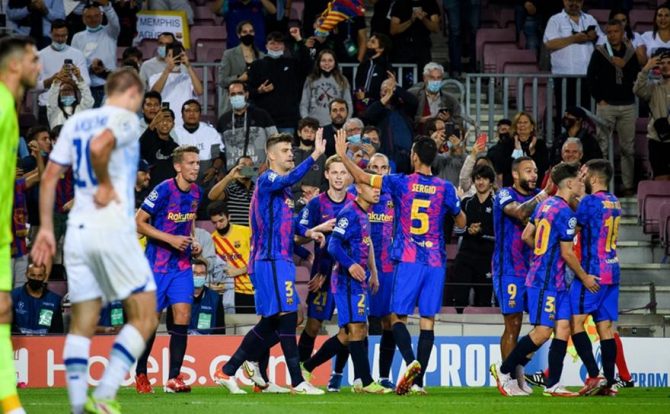 Έκανε σεφτέ στο Champions League η Μπαρτσελόνα Έκανε σεφτέ στο Champions League η Μπαρτσελόνα