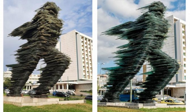 Καθαρίστηκε μετά από 7 χρόνια ο «Δρομέας» του Κ. Βαρώτσου