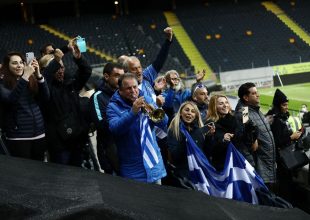 Εθνική: Παρουσία φιλάθλων η προπόνηση στη Friends Arena