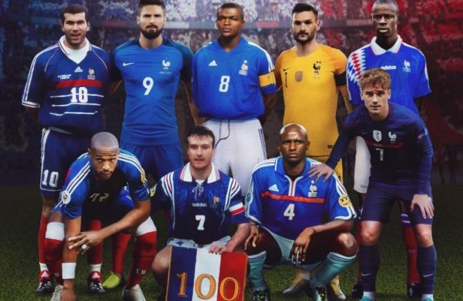 Συμπλήρωσε τις 100 συμμετοχές με την εθνική Γαλλίας ο Γκριεζμάν