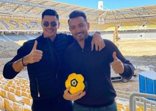 Επισκέφτηκε την Αγιά Σοφιά – OPAP Arena ο Μενιδιάτης (ΦΩΤΟ)