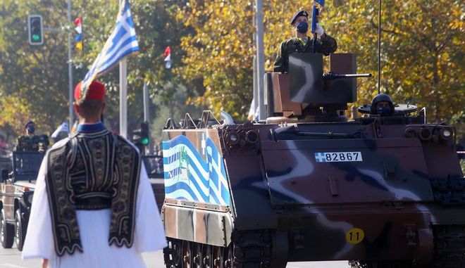 28η Οκτωβρίου: Λαμπρή και επιβλητική η στρατιωτική παρέλαση στη Θεσσαλονίκη