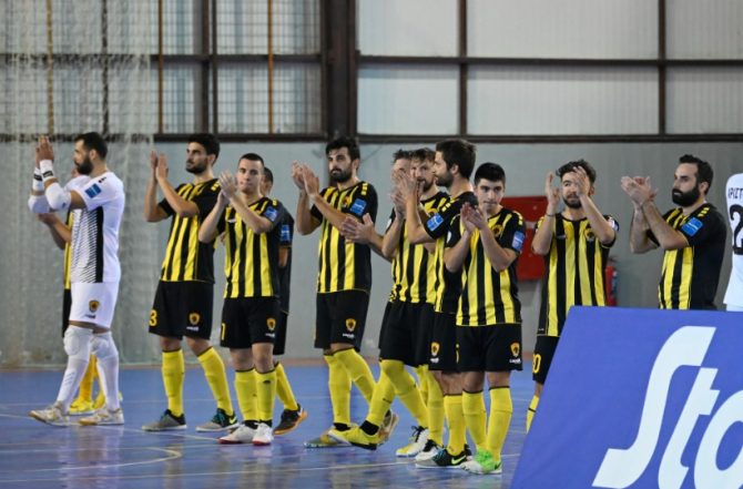 AEK Futsal: Άνετη νίκη κόντρα στη Σαλαμίνα